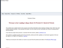 Tablet Screenshot of cc84.camiling.net
